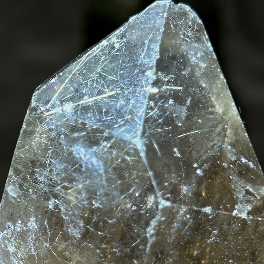 ☆別格高級品！帝王秘宝⑥！極美！スモーキー　ルチル　水晶　原石　クラスター