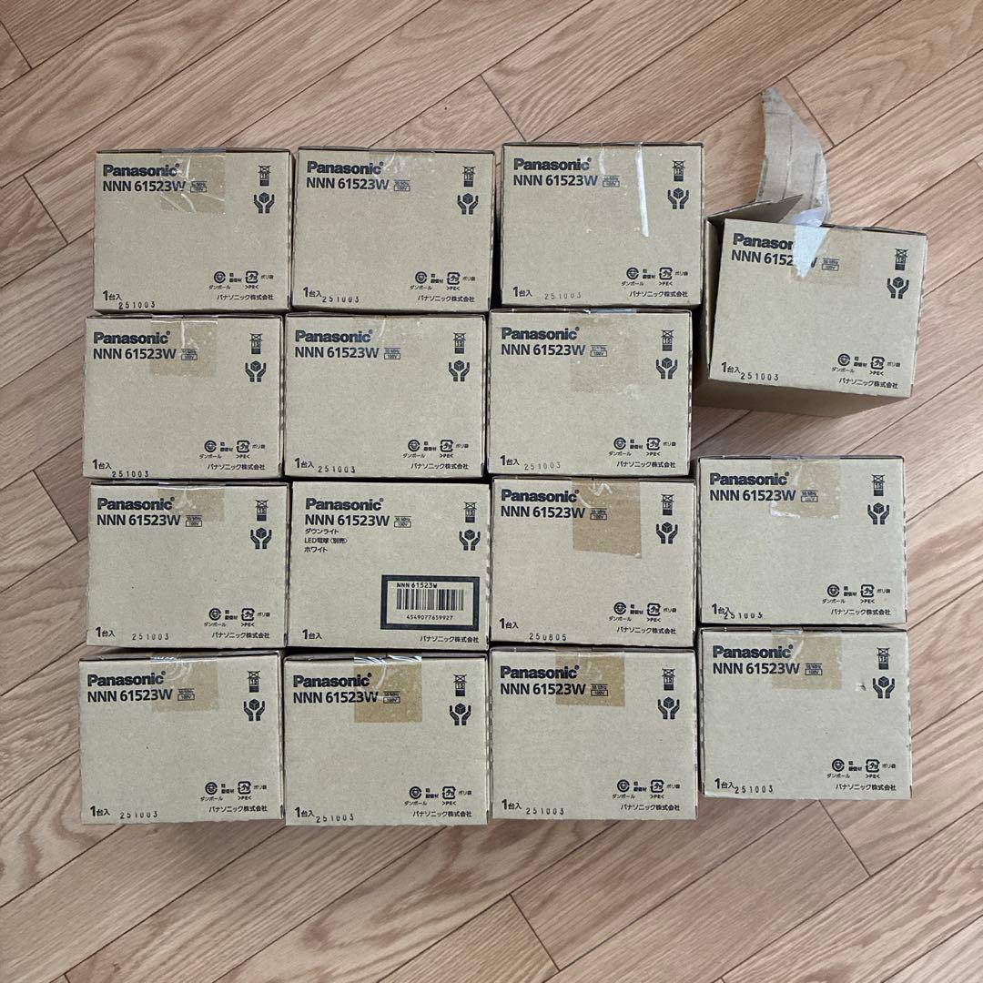 Panasonic ダウンライト NNN61523W 直径125mm 15個