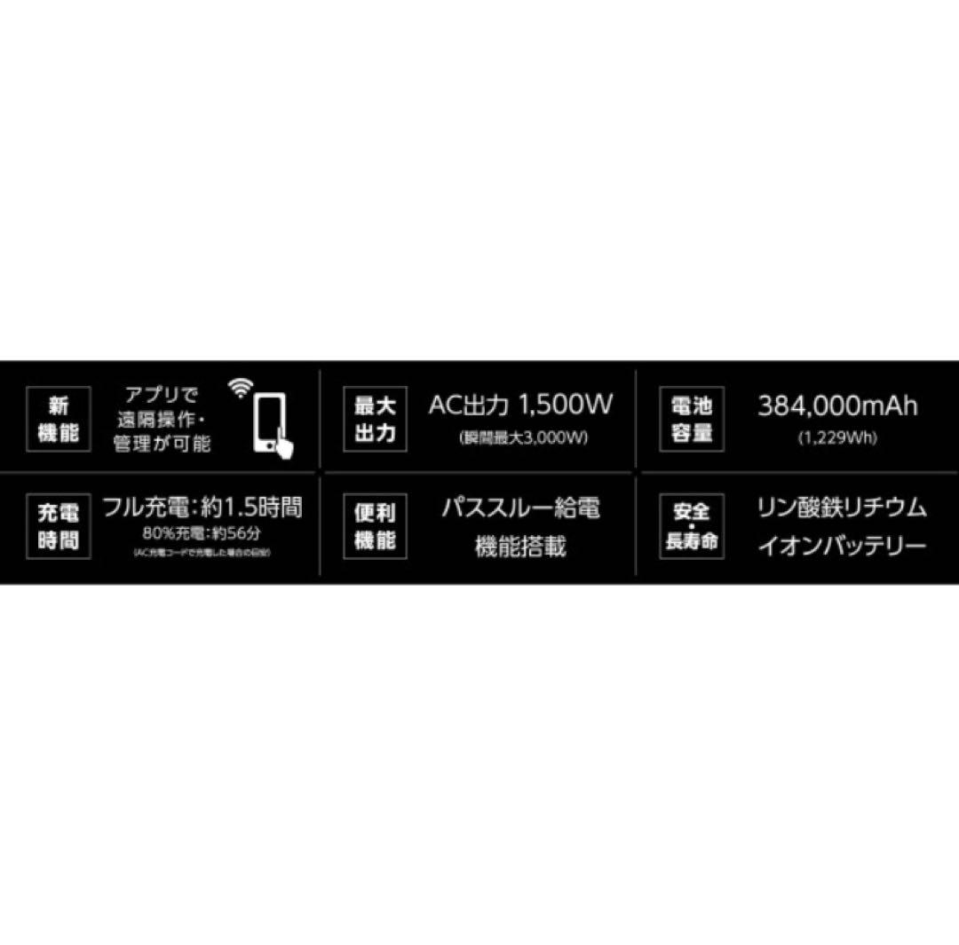 マストツール PB-1500R2 ポータブル電源 防災 非常用 車中泊 キャンプ