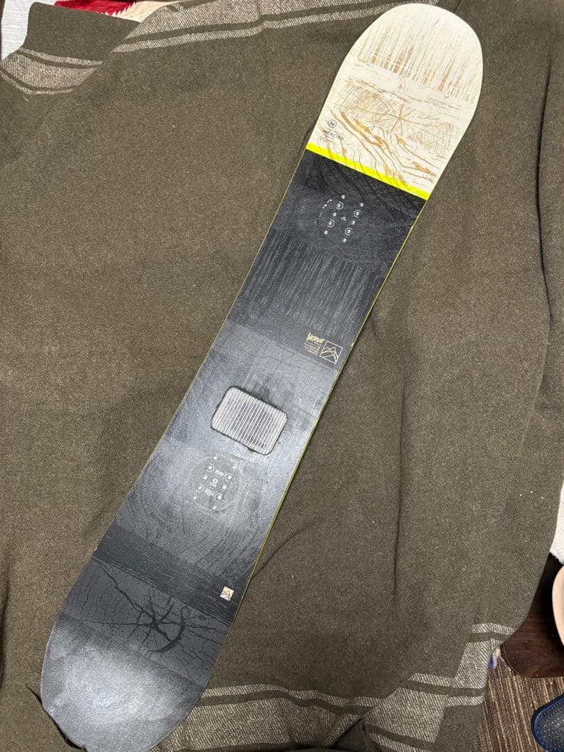 Nidecker スノーボード 黒/黄緑　VERVE