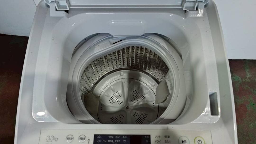 【完動品】Haier ハイアール 全自動電気洗濯機 JW-C33B