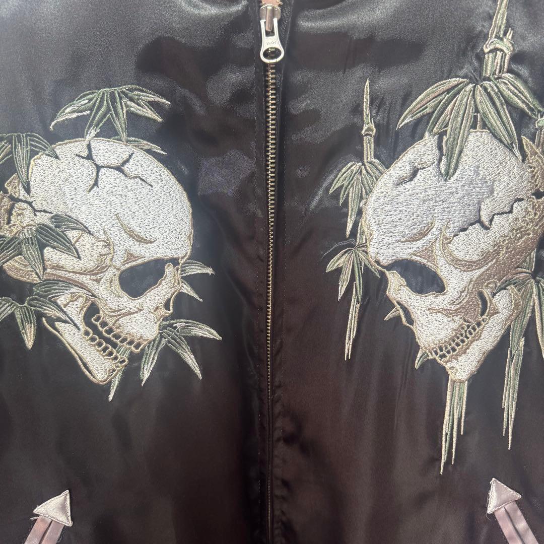 ✨️レア物✨️PPFM スカル刺繍 スカジャン Lサイズ