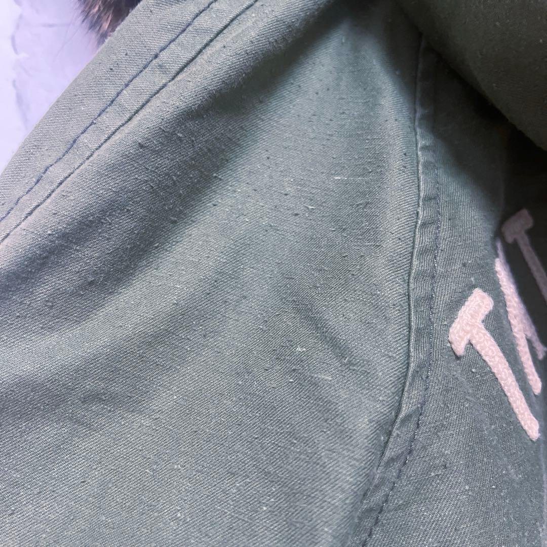 TMT N-3B フライトジャケット モッズコート ワッペン 刺繍 ファー S