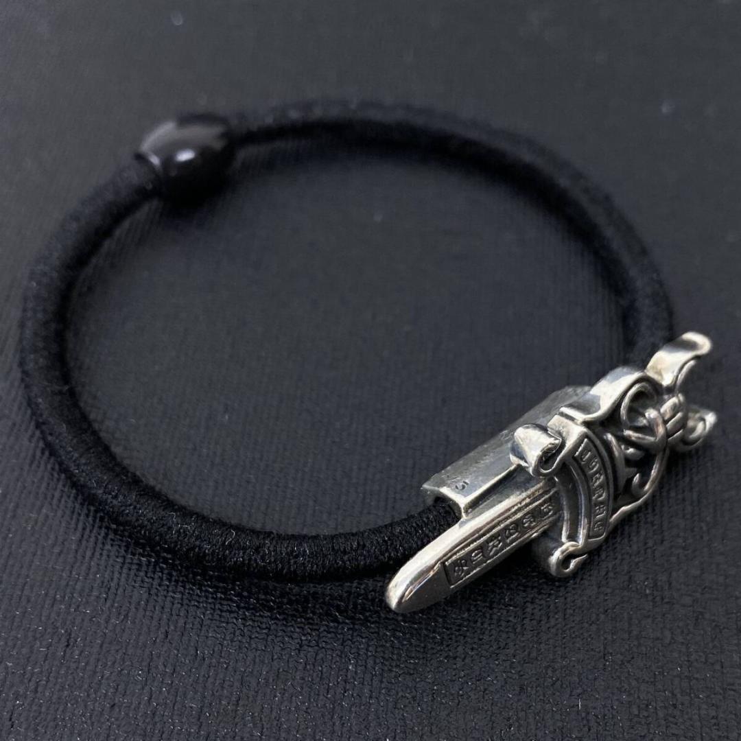 CHROME HEARTS シルバー 925 ダガー ヘアゴム ブレスレット