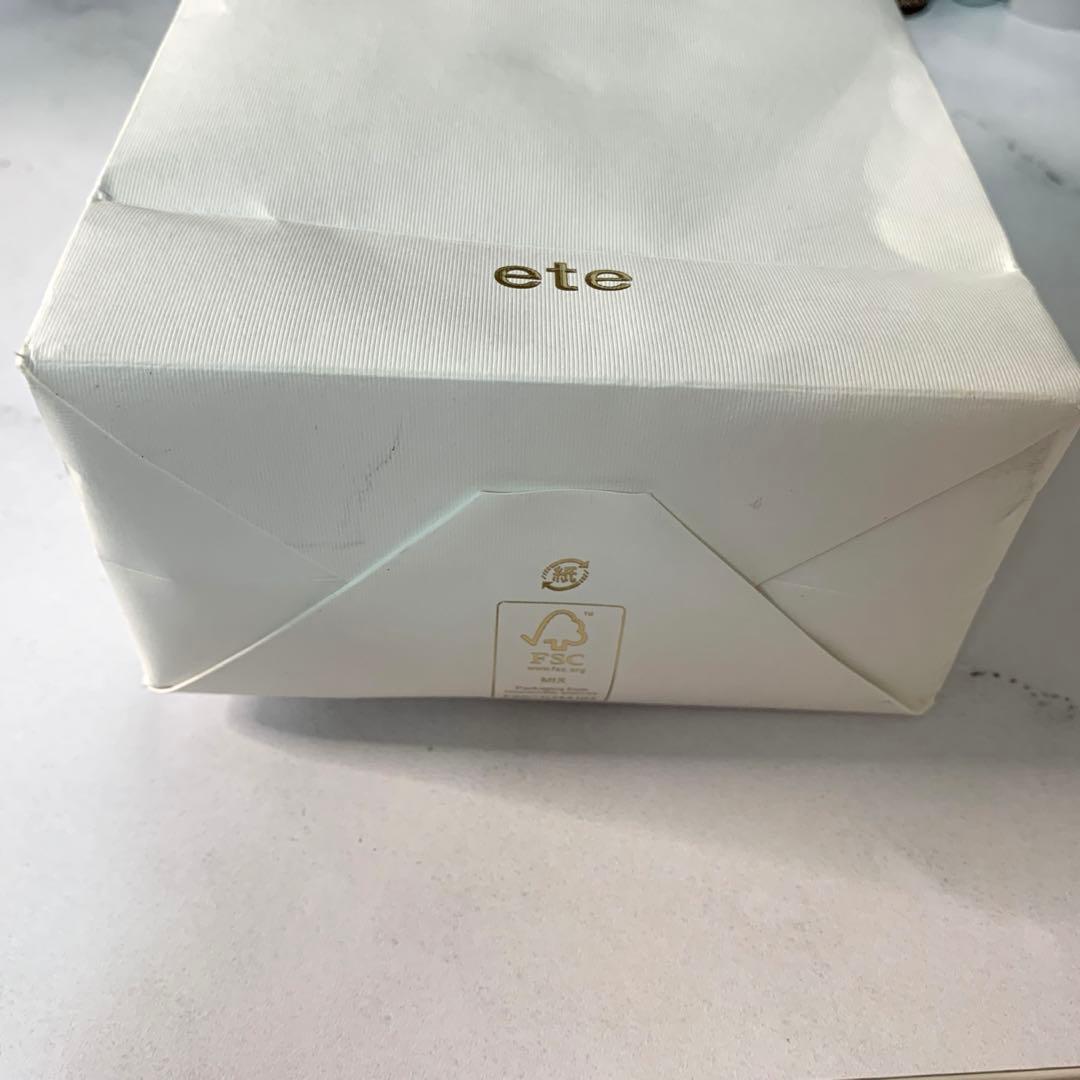 ete K10YG ダイヤモンド ピンキーリング