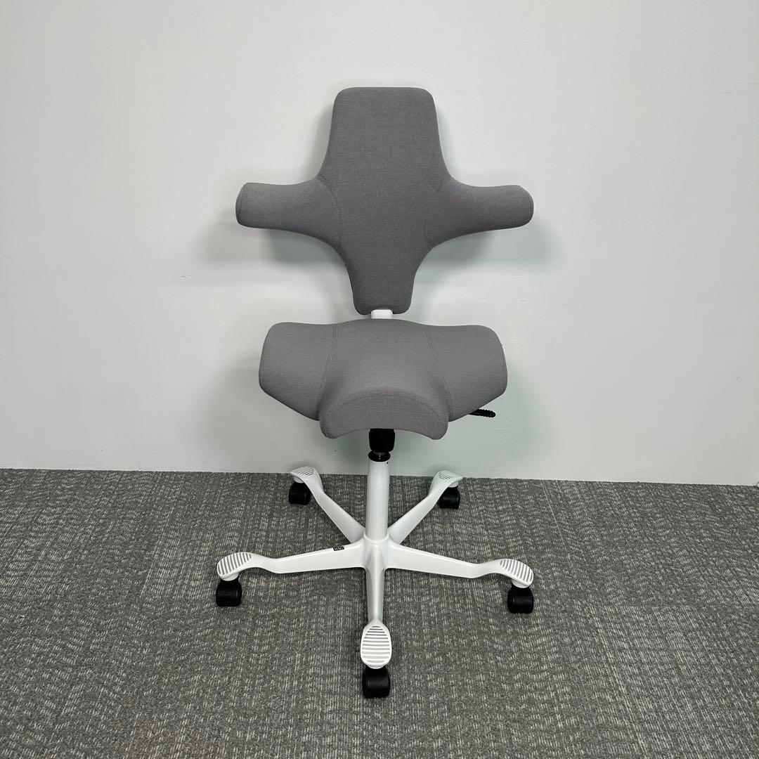【H】オフィスチェア HAG Capisco ホーグ カピスコ 布張 グレー