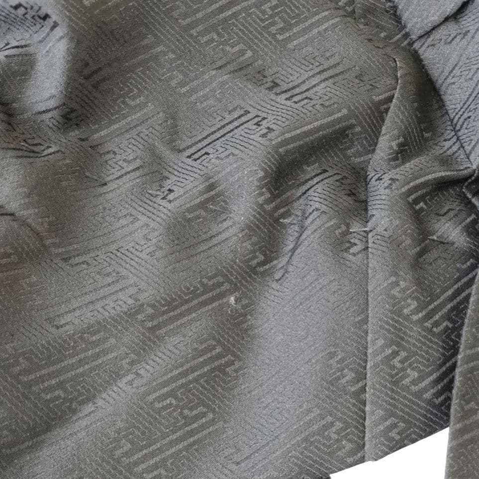 七五三 男の子 羽織 袴 肌襦袢 黒着物 金襴 帯 懐剣 白足袋 鷹 波 5歳