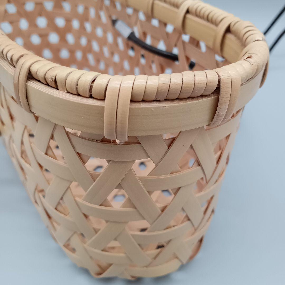 竹工芸作家 船橋 正則 弁当籠 深型 カゴ かご