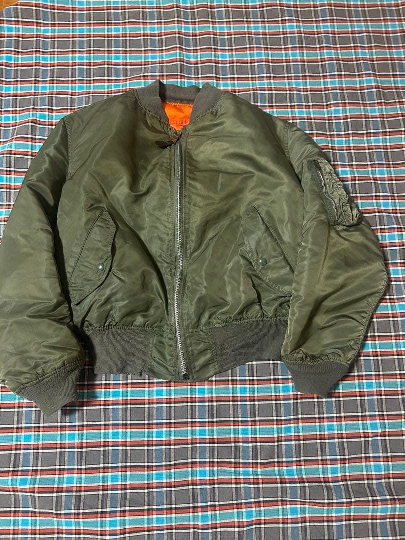 アルファ社80年代ma-1ジャケット