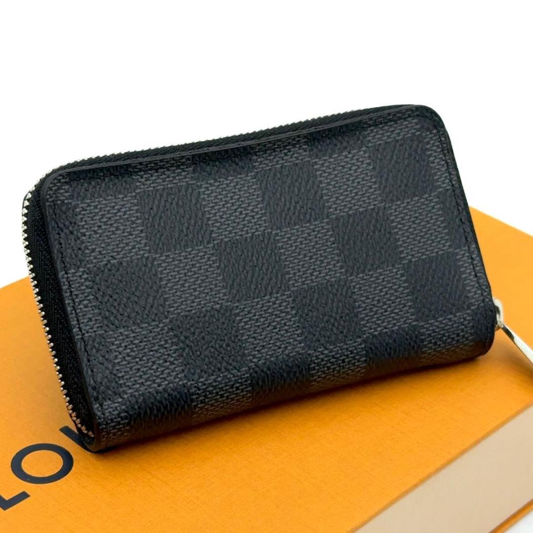 【最高級美品】ルイヴィトン ダミエグラフィット ジッピーパース 小銭入れ