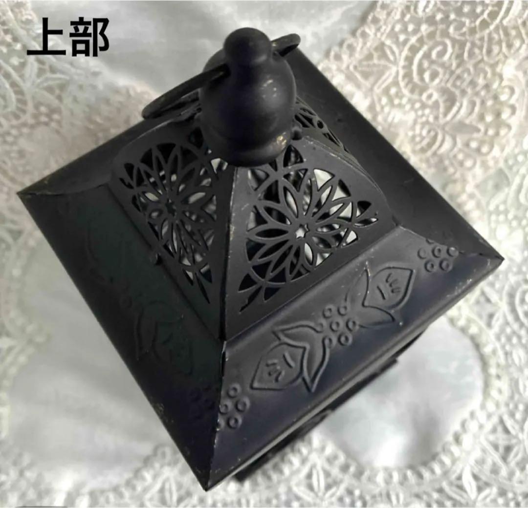 【ヴィンテージメタル】アゲハ蝶　ランタン キャンドルホルダー アンティーク調