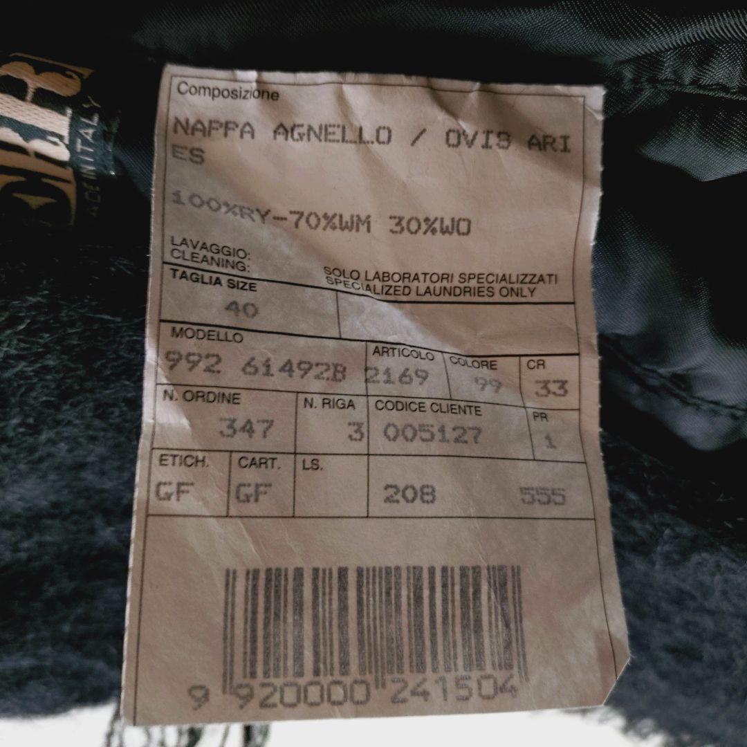 2way GIANFRANCO FERRE イタリア製 ラムレザージャケット