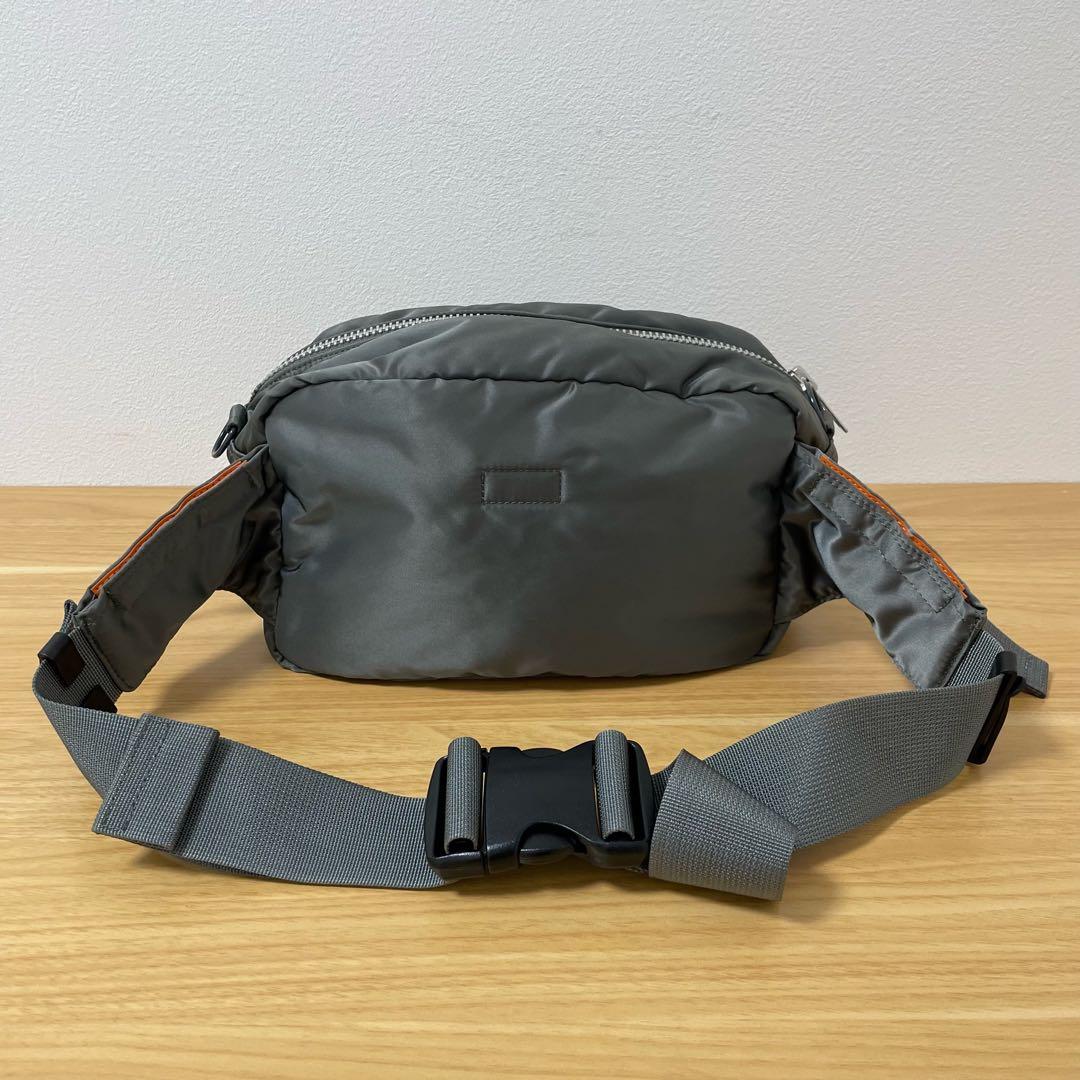 ポーター　タンカー　ウエストポーチ　ボディバッグ　グレー