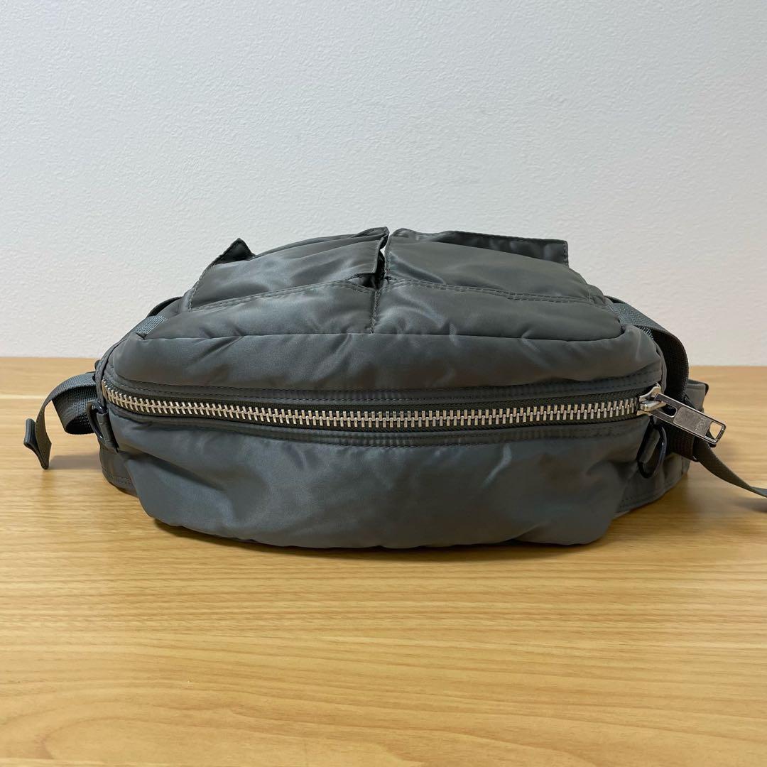ポーター　タンカー　ウエストポーチ　ボディバッグ　グレー