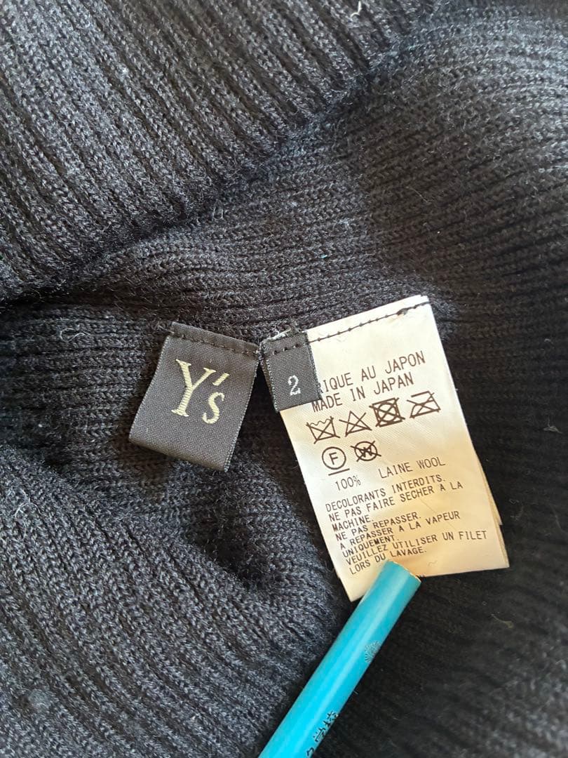 y's タートルリブセーター