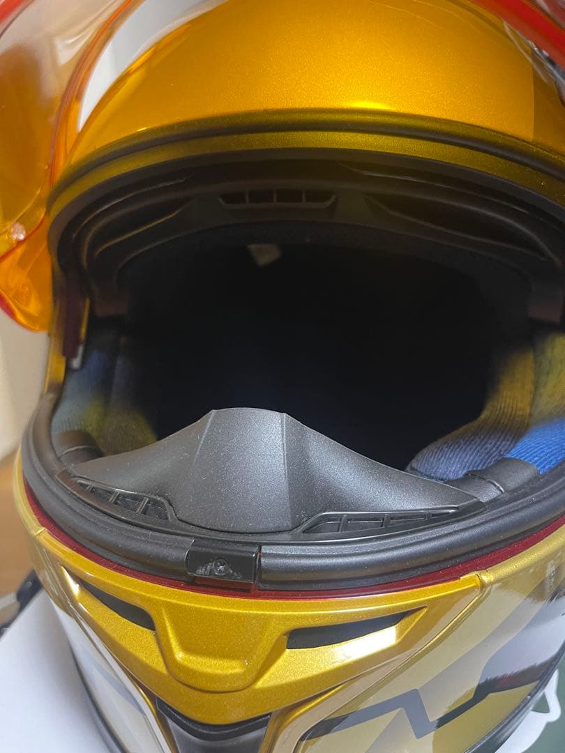 HJC IS-17 XLサイズアイアンマン フルフェイスガラスコーティング施工￼