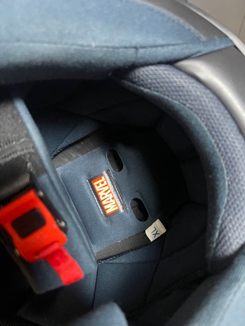 HJC IS-17 XLサイズアイアンマン フルフェイスガラスコーティング施工￼