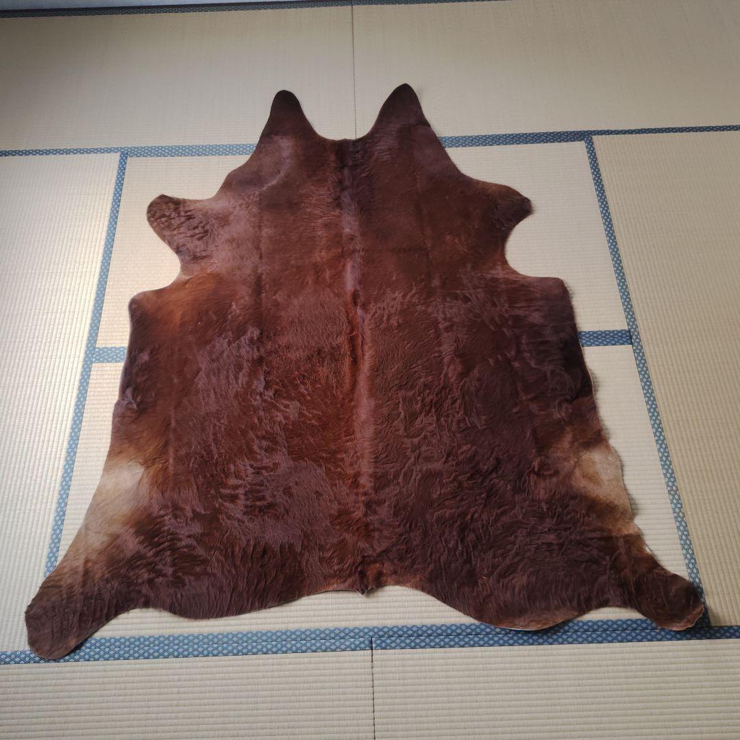 カウラグ 牛毛皮 敷物 絨毯 ラグマット