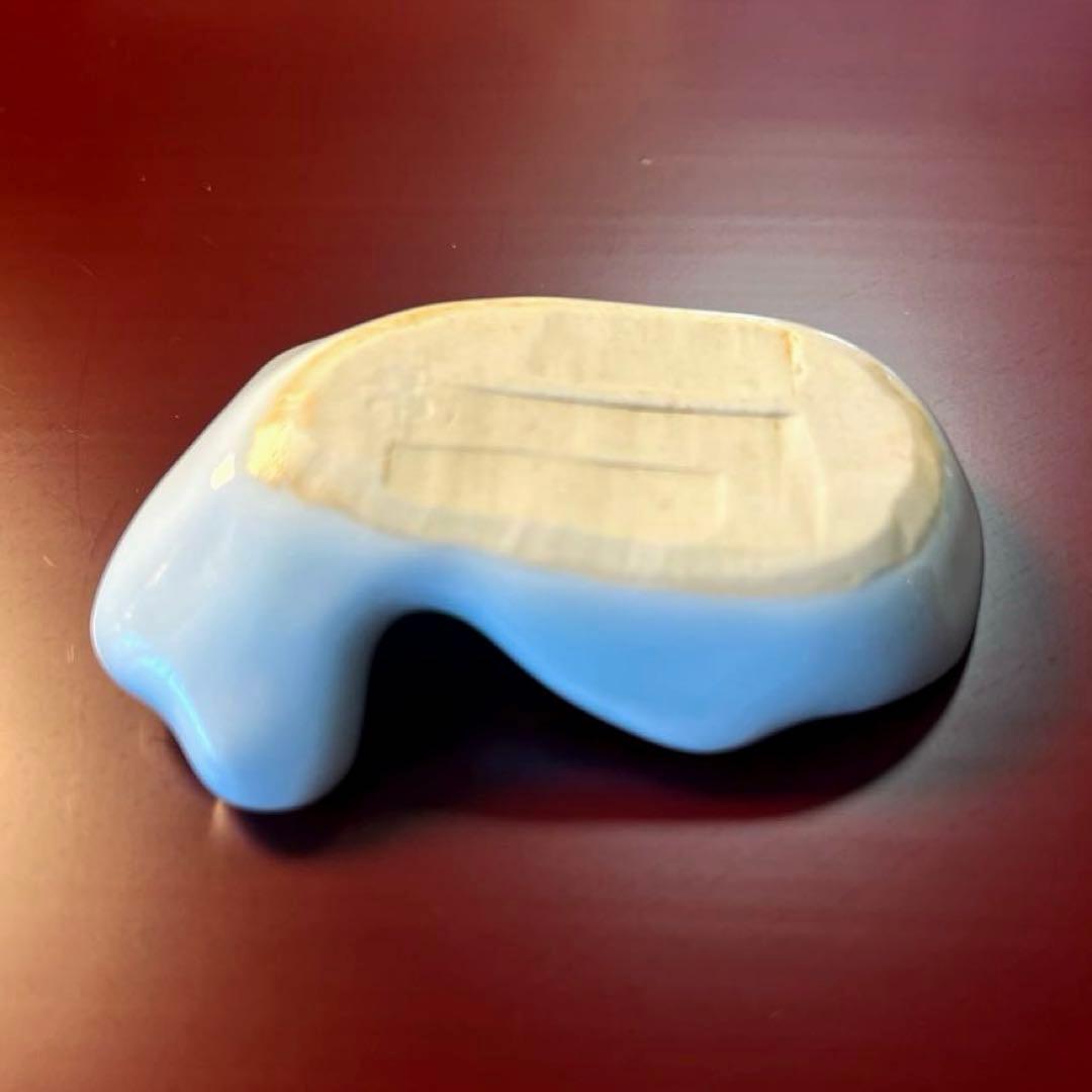 ー京焼 清水焼ー 【希少】 名工 加藤雲泉作 染付　赤絵鯰箸置き揃　縁起物