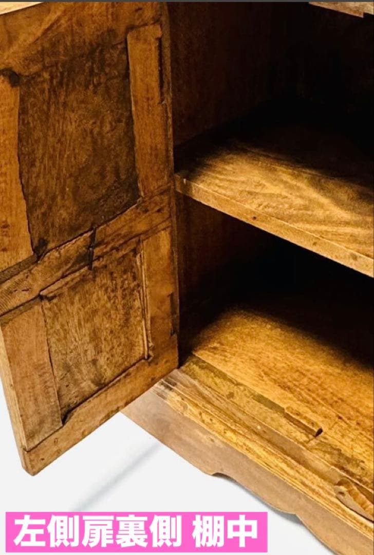 高級♦️アジアン アンティーク キャビネット♦️幸運や金運を呼び込む 象 馬♦️送料込