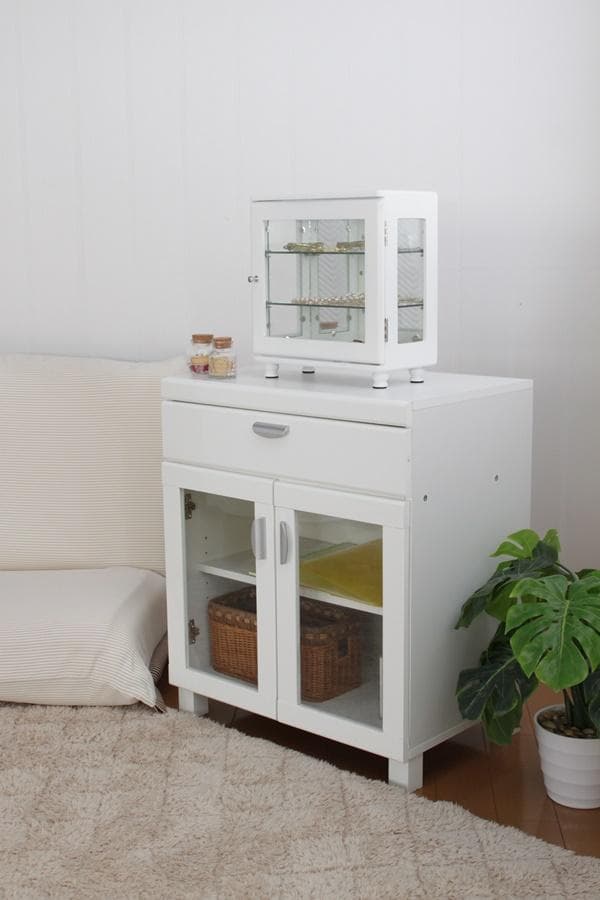 コレクションケース　ヨコ型　横型　ブラック　約幅32×奥行17×高さ35cm