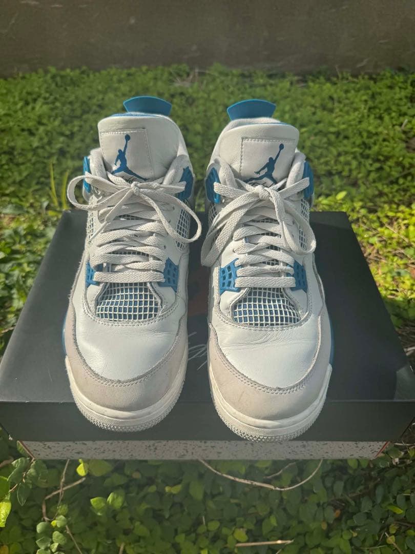 靴 Nike Air Jordan 4 Retro \"Industrial Blue