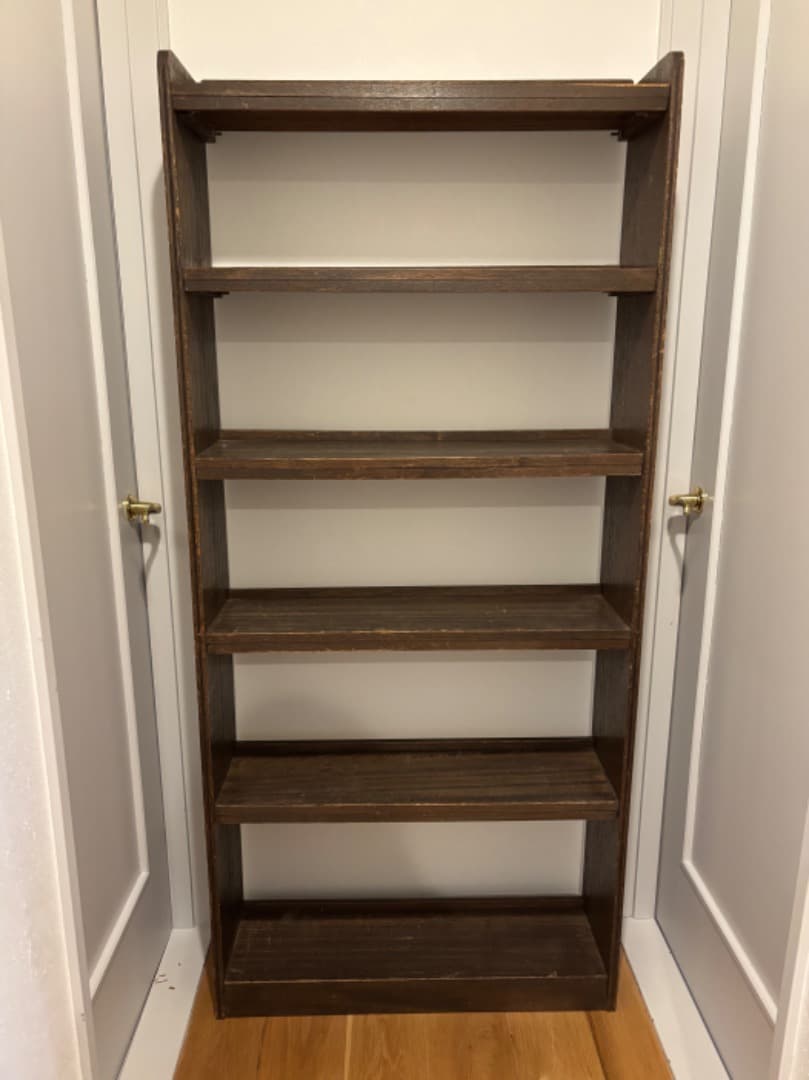 日本の古家具　レトロ本棚　シェルフ