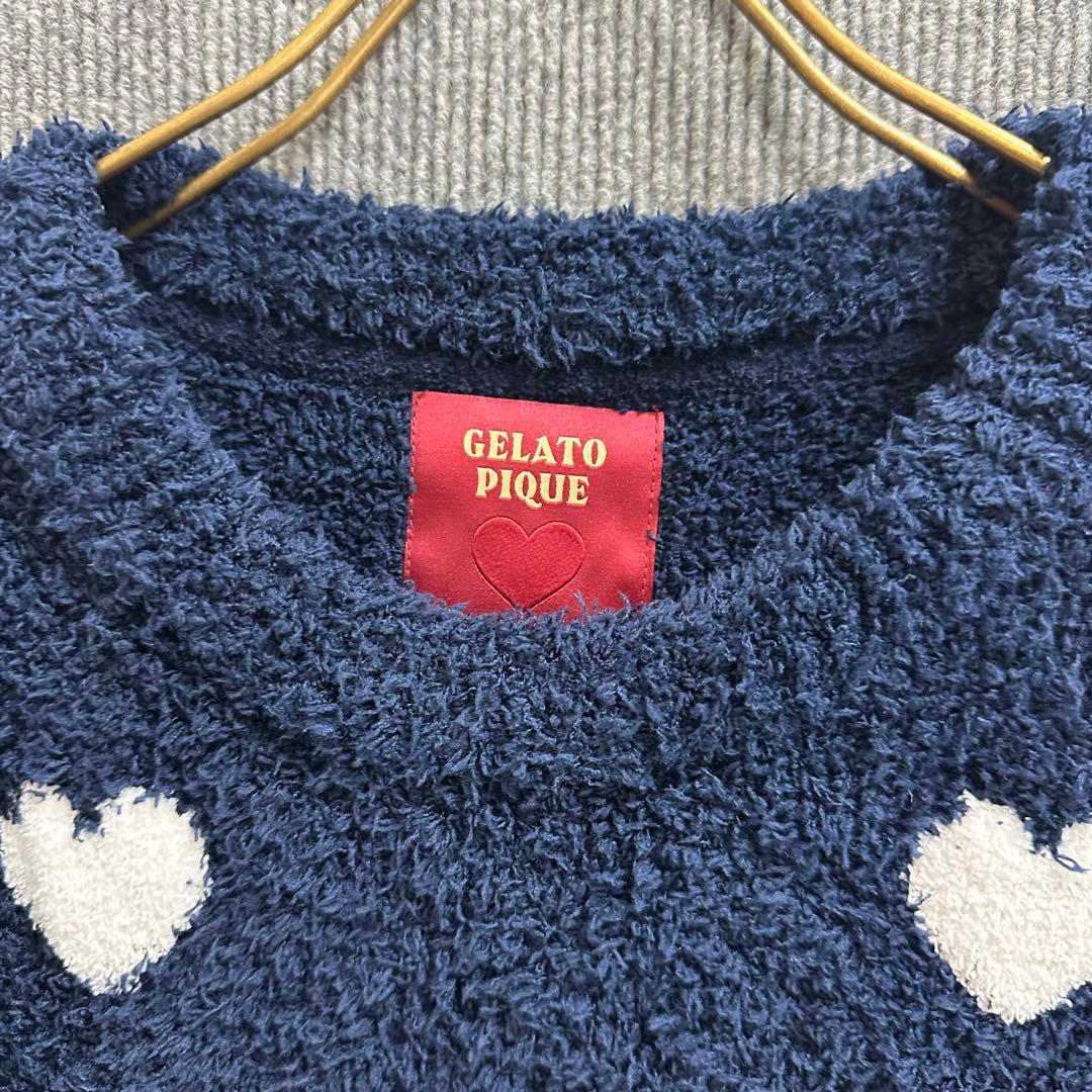 geldato pique ジェラートピケ　ドット ネイビー ハートルームウェア