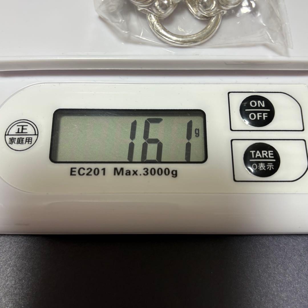 US輸入　80sヴィンテージ　ブルドックネックレス　シルバーカラー　刻印あり