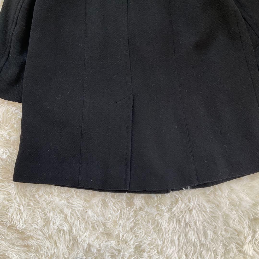 Burberyバーバリーロンドン ダッフルコート ネイビー 紺ノバチェック 44