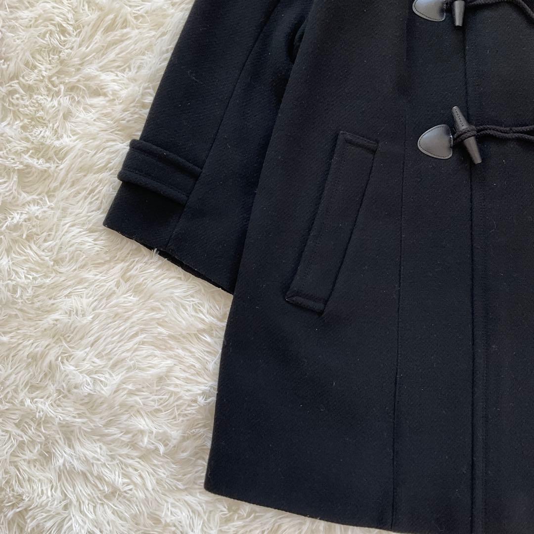 Burberyバーバリーロンドン ダッフルコート ネイビー 紺ノバチェック 44