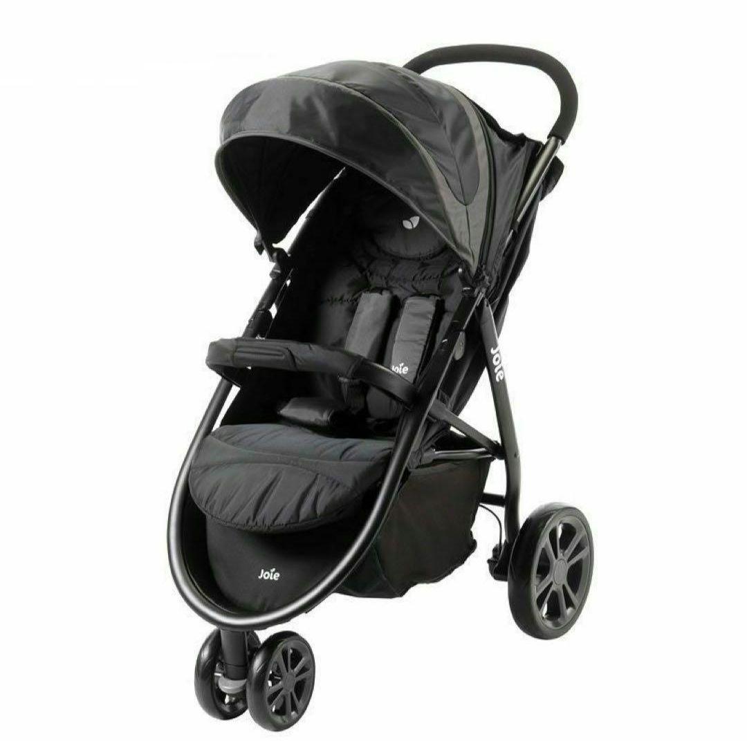 Joie ブラック ベビーカー　ライトトラックス　折りたたみ　おまけ付き