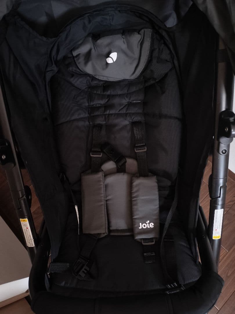 Joie ブラック ベビーカー　ライトトラックス　折りたたみ　おまけ付き