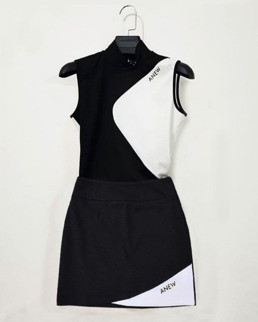 ゴルフウェア ANEW セットアップ トップス スカート 2点セット