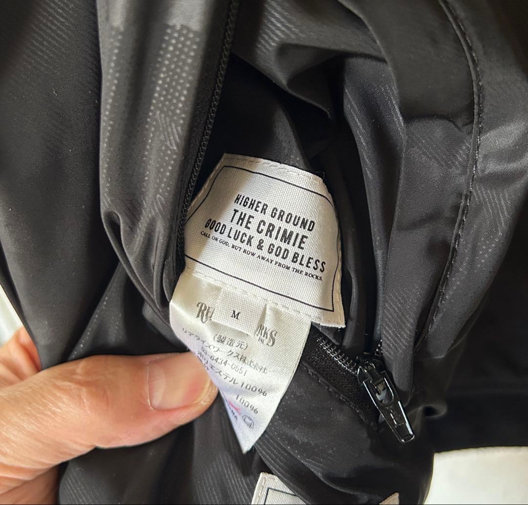 最終値下げ　美品 CRIMIE リバーシブル MA-1 ジャケット M 黒