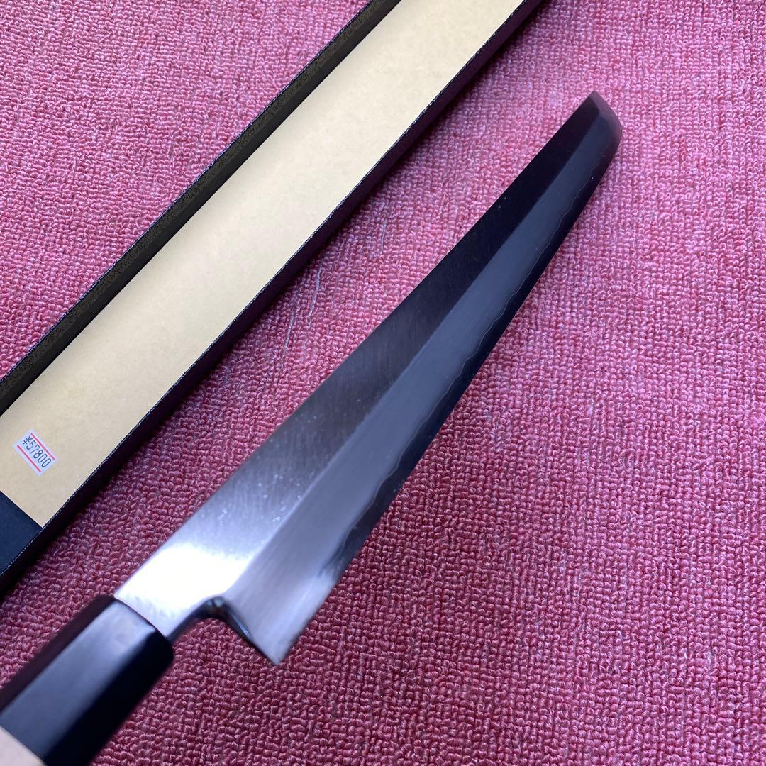 銀三　先丸柳刃包丁　330㎜ 尺1寸