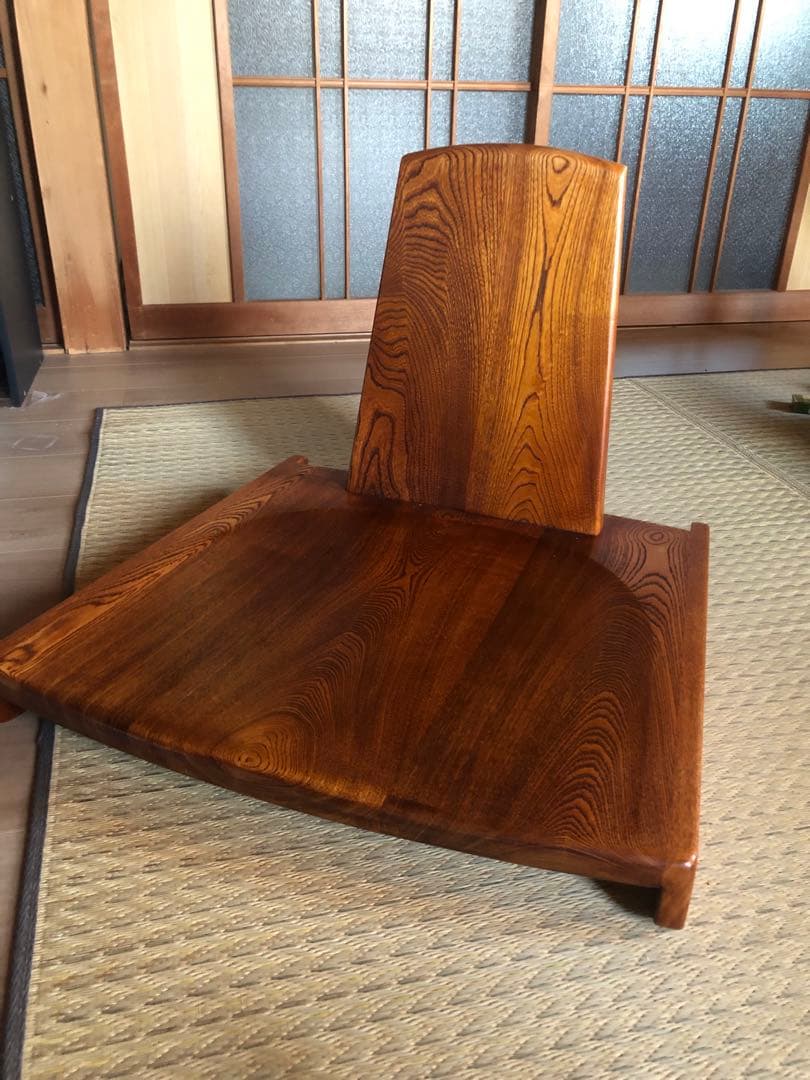 純木家具座椅子　鍋島段通セット