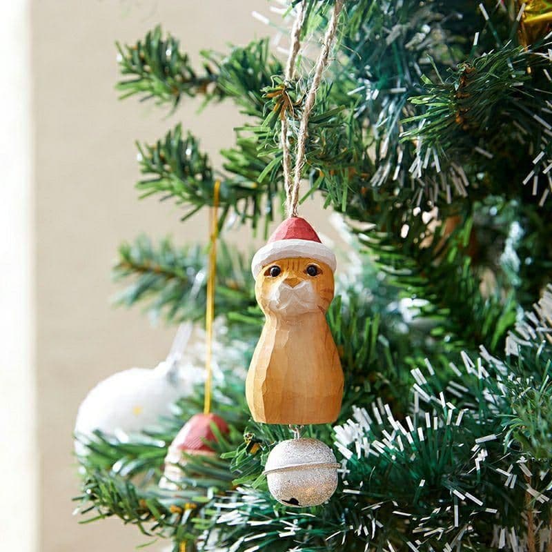 働物/実木/手彫/置物/木彫/鈴/1セット