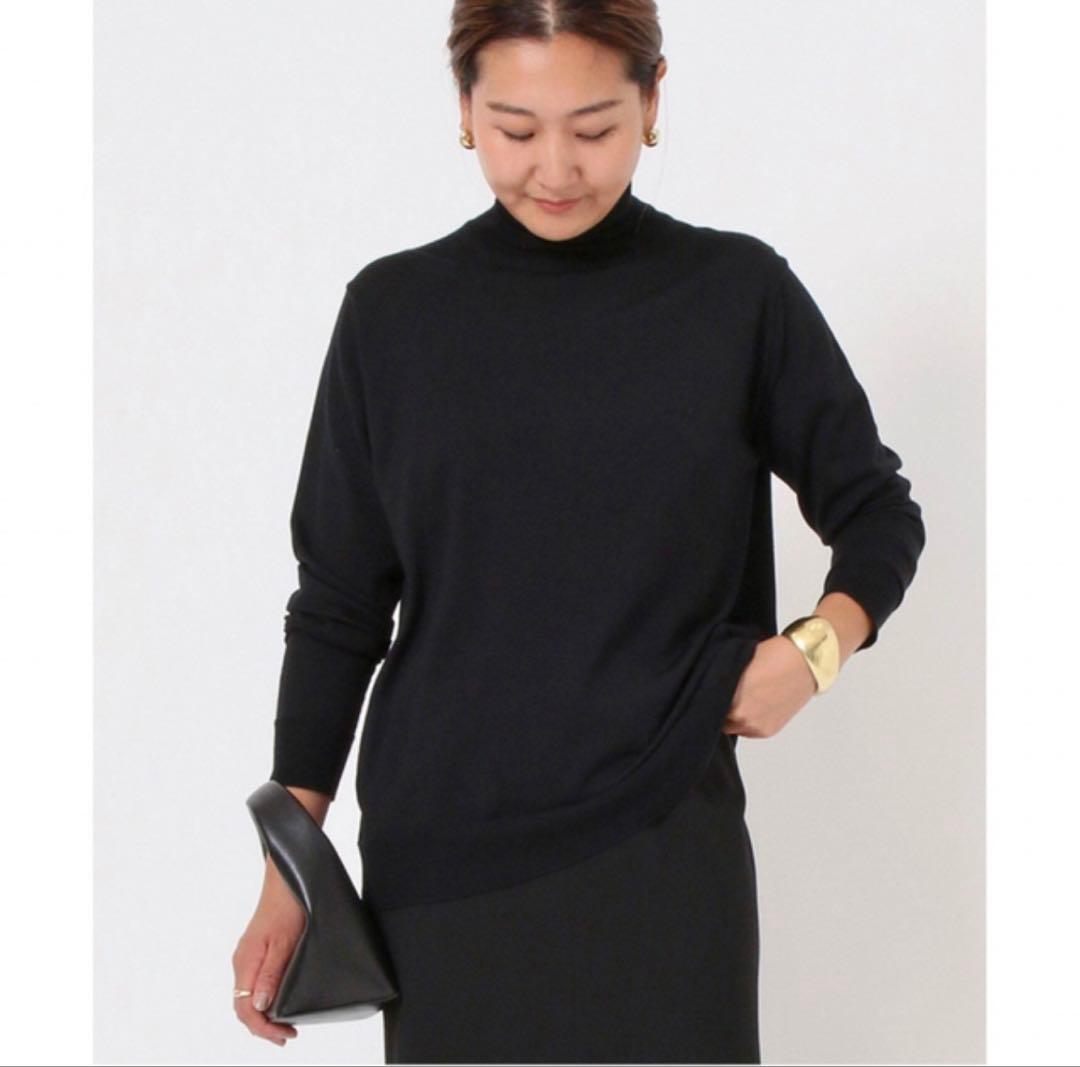 ドゥーズィエムクラス　FFタートルネック　プルオーバー