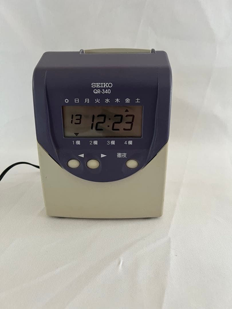 SEIKO QR-340 タイムレコーダー
