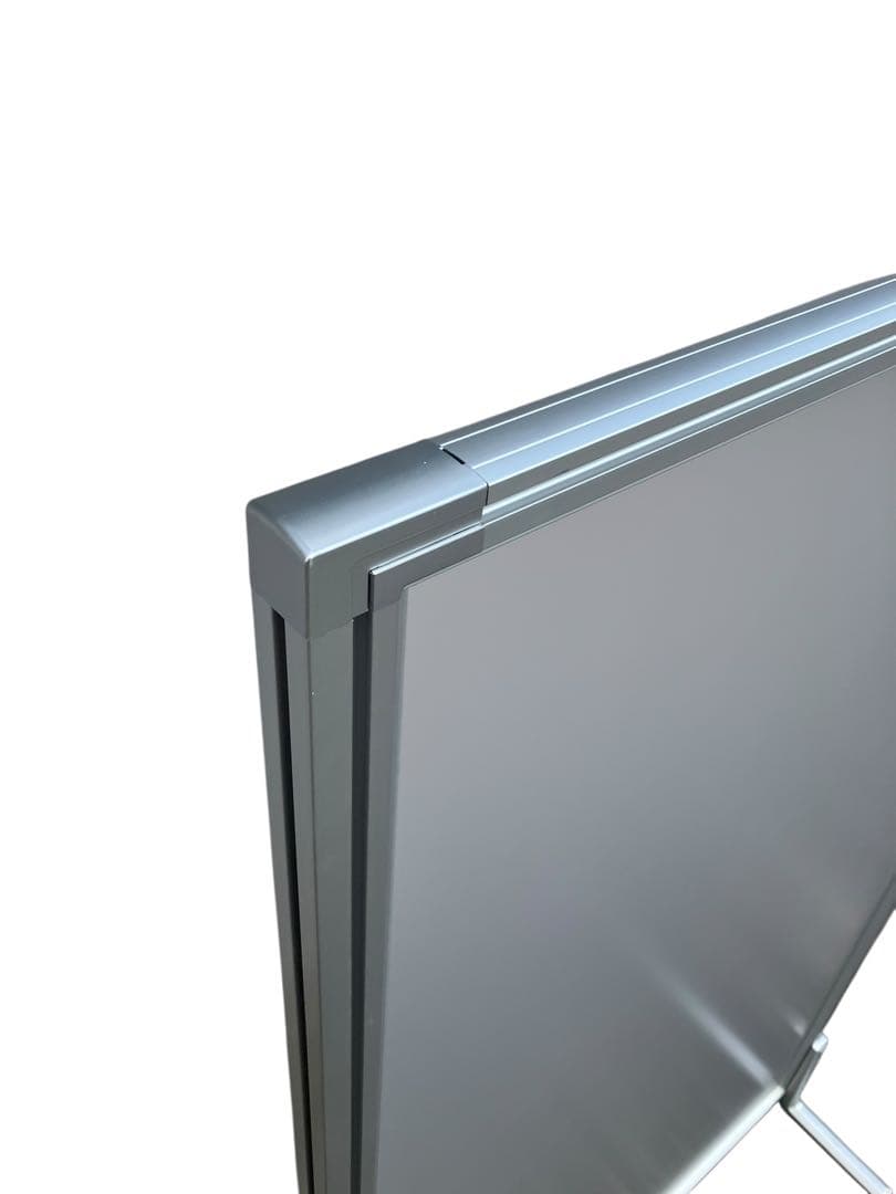 【美品】パーテーション アルミ オフィス 衝立 間仕切り 目隠し 自立式 パネル