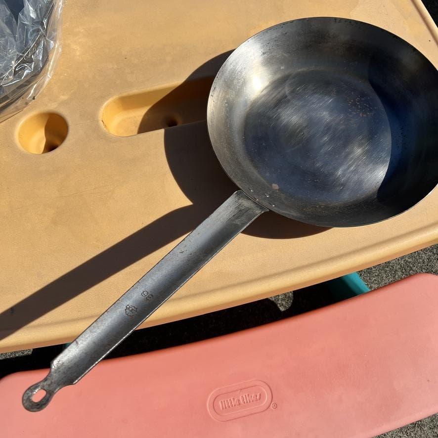 【即日・匿名発送】直径36cm 鉄　スチール　フライパン