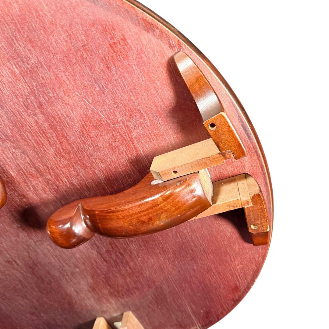 HR896 木目が素敵な円卓　ちゃぶ台　卓　座卓　ラウンドテーブル　丸