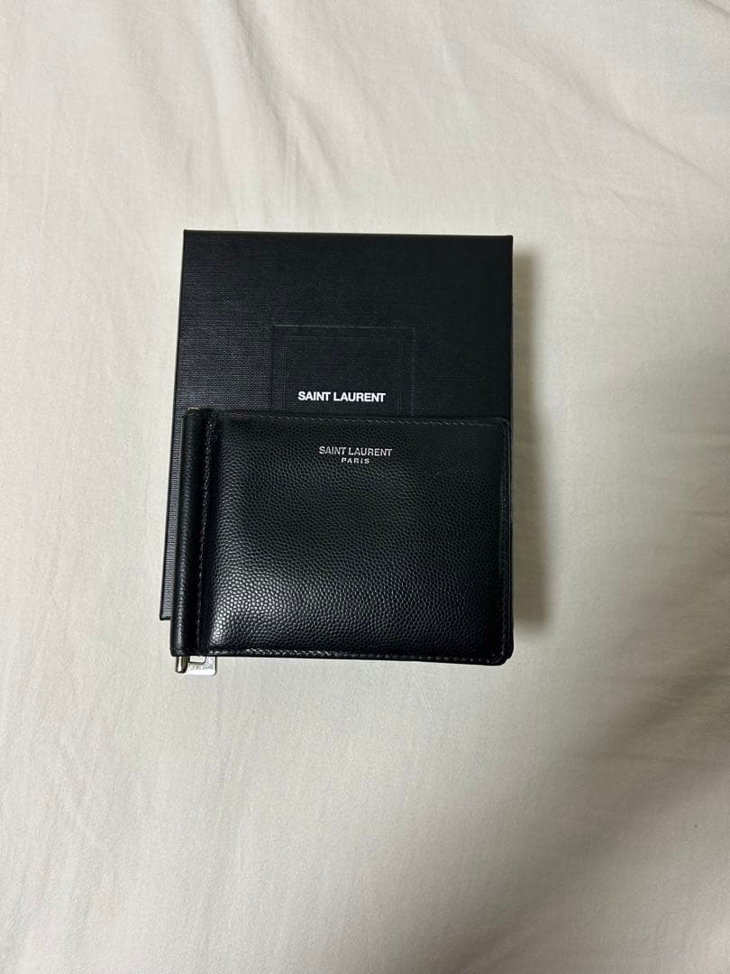 限定セール　SAINT LAURENT ブラック マネークリップ