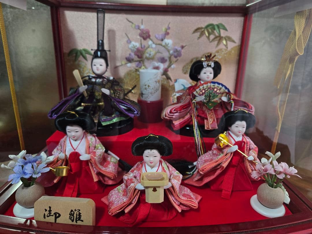 【一点限り】雛人形 ケース飾り　K23