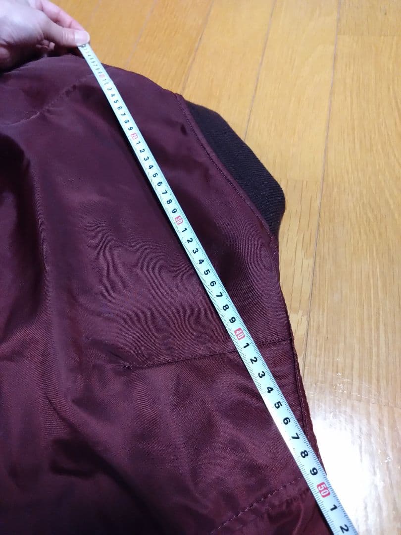 希少カラー★ 90s USA製 ALPHA MA-1 ボルドー L