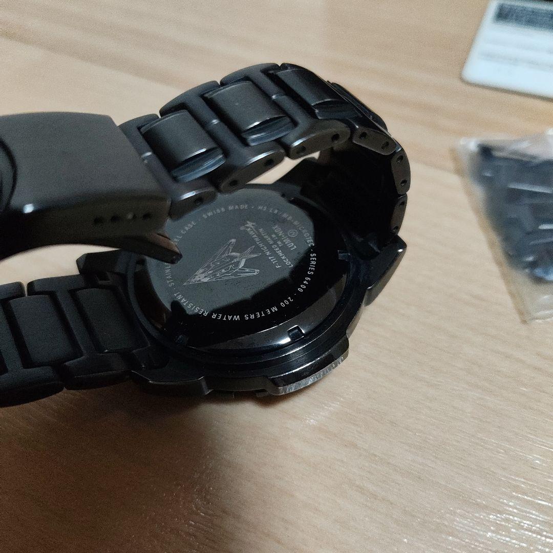 美品　Luminox F-117 ナイトホーク ブラック 時計