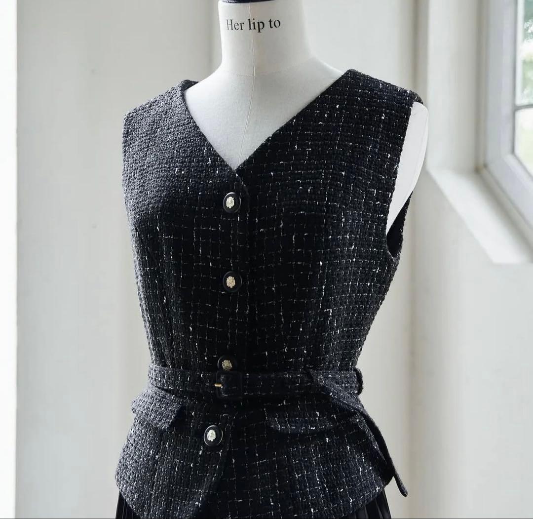 ワンピース Siena Pleated Docking Dress