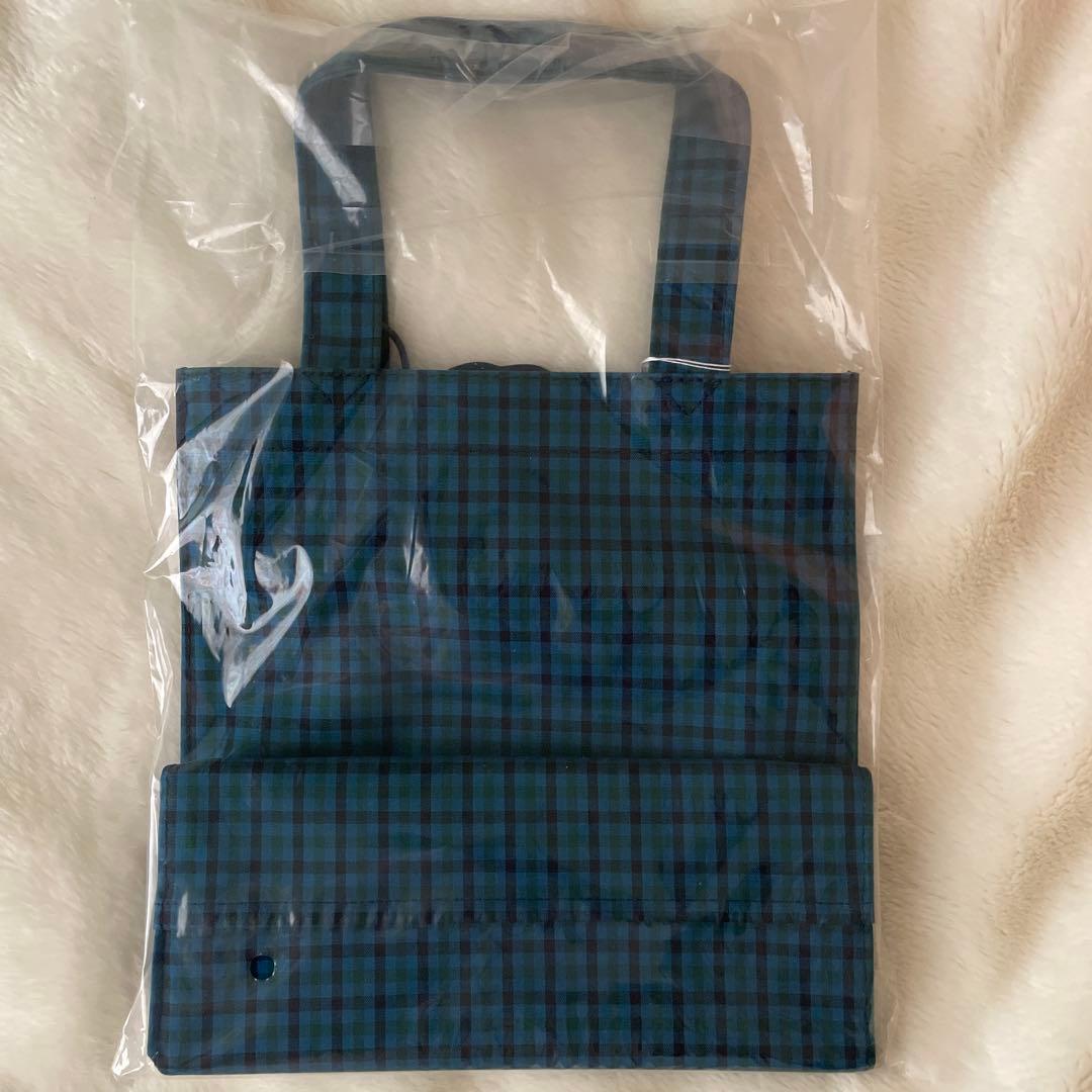 【未開封新品】ファミリア⭐︎トートバッグ　チェック　小