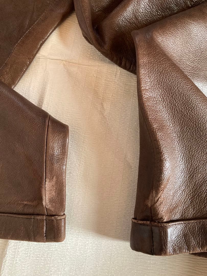 80s Gianni versace レザーパンツ　初期　アーカイブ 90s